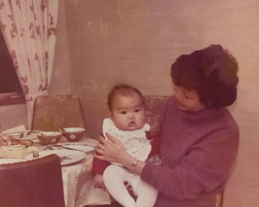 Jessica Chan and her grandmother