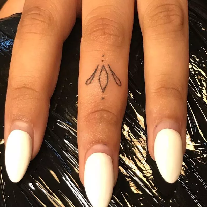 Simple Tattoos Singular Finger