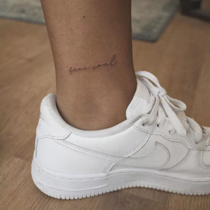 Simple Tattoos Thin Lettering
