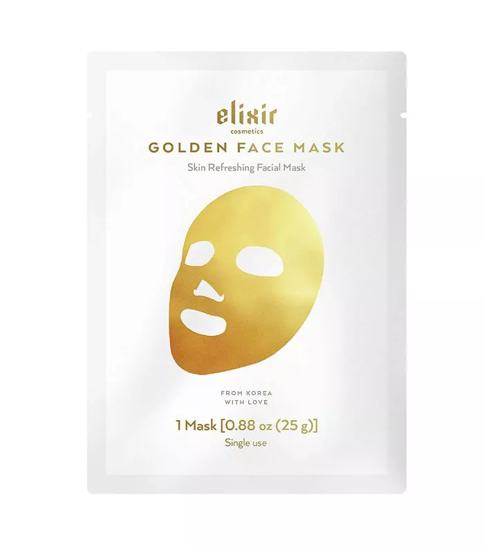 Elixir Cosmetics Gold Korean Collagen Face Mask