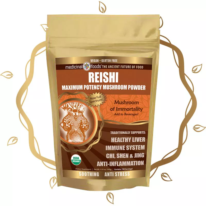 Medicinal Foods Reishi Mushroom Powder
