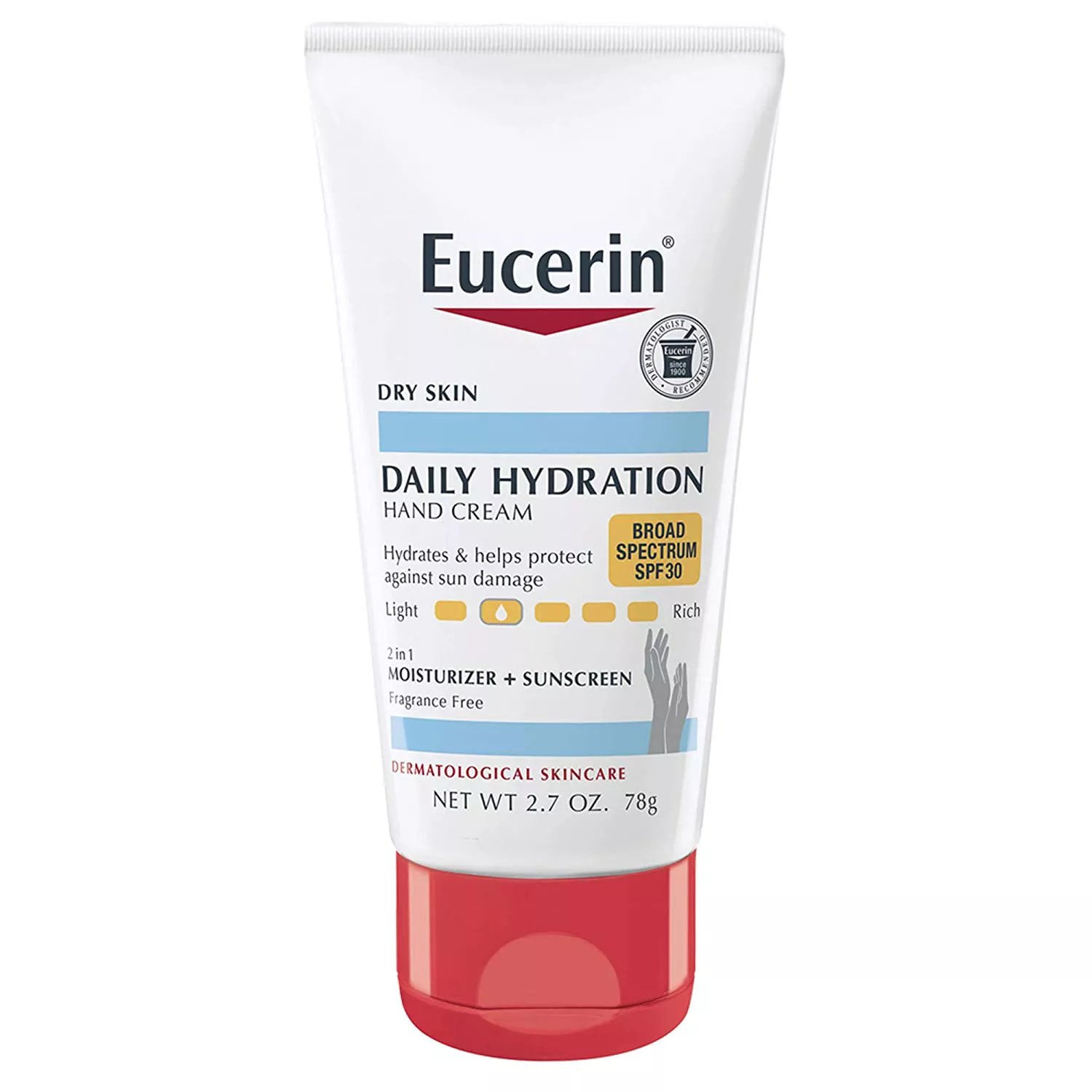 Eucerin hand cream with SPF