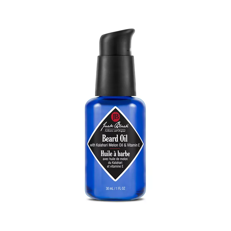 Jack Black Beard Oil small bottle with pump top