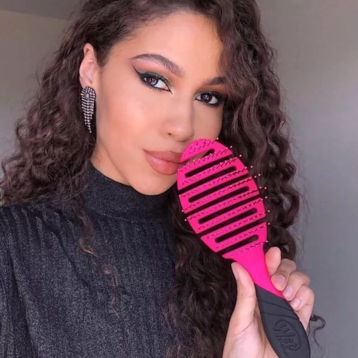 How to Style Naturally Curly Hair Brush