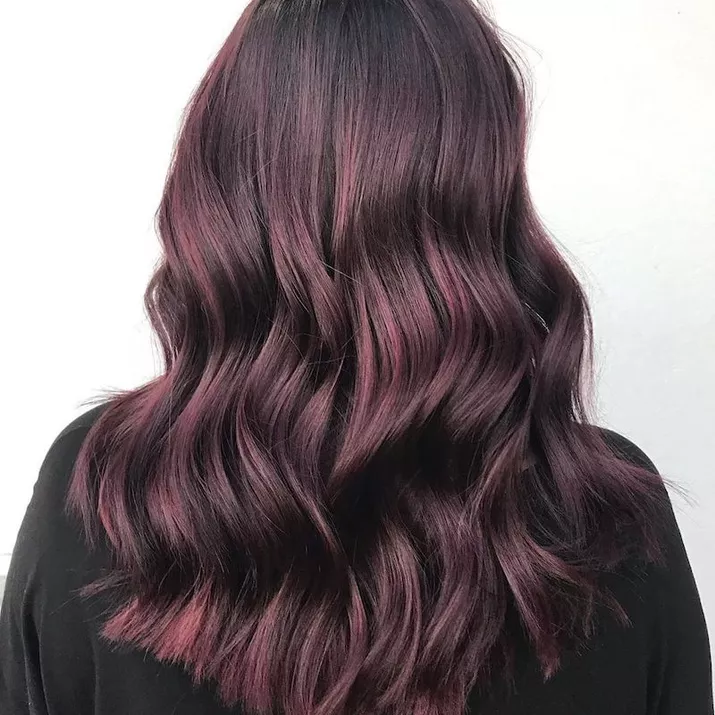 Black Cherry Hair Color Glaze