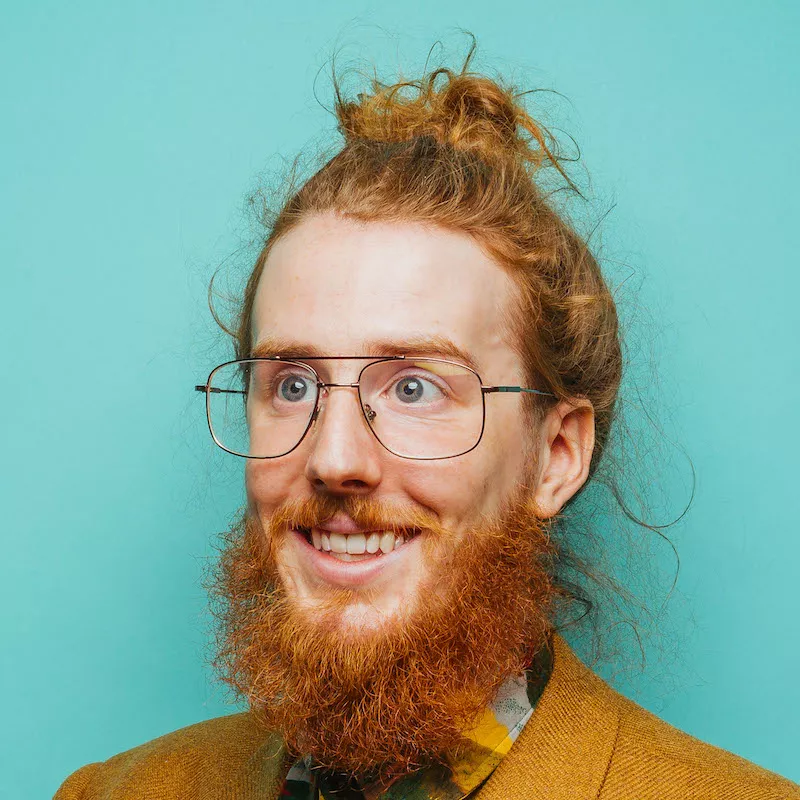 Man Bun Hairstyles Messy Bun with Beard