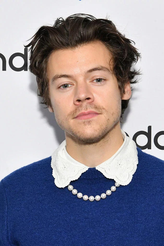 Harry Styles with his signature tousled waves