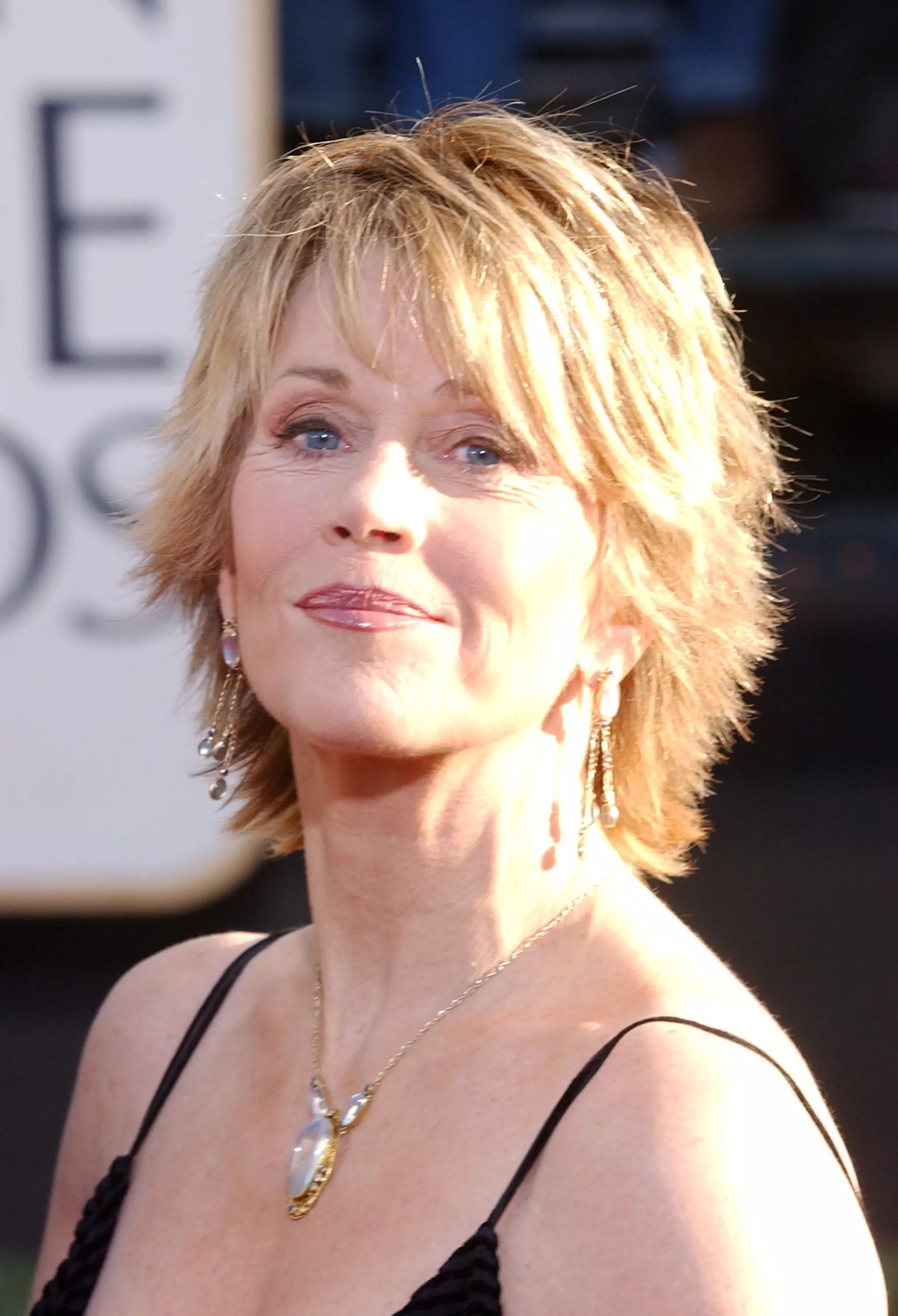 Jane Fonda with 90s texture