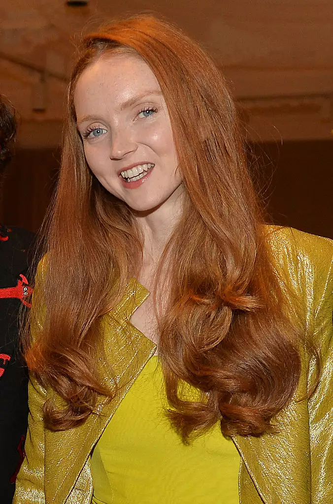 Lily Cole long red hair