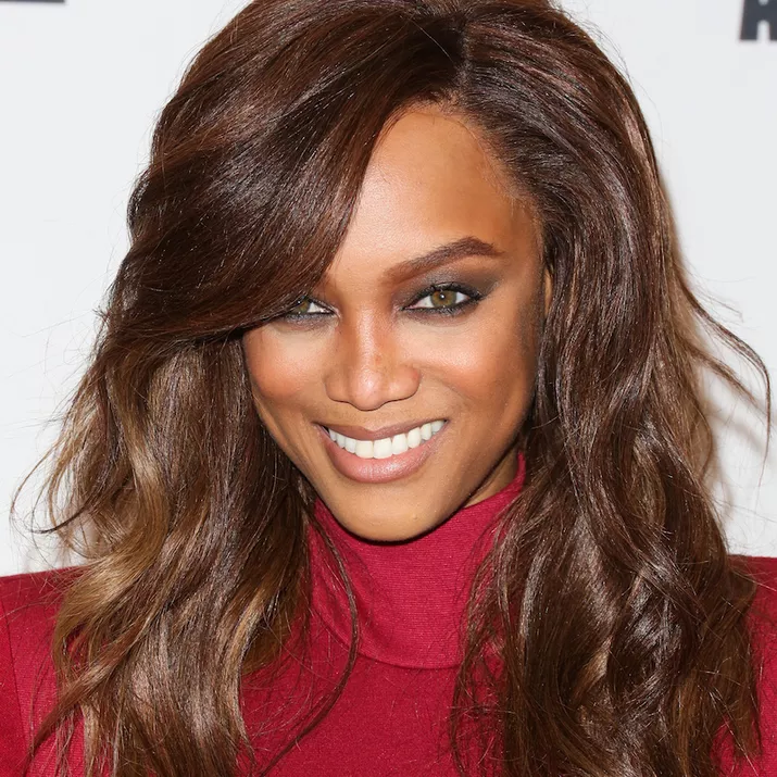 Auburn Brown Hair Color Understated Tyra Banks