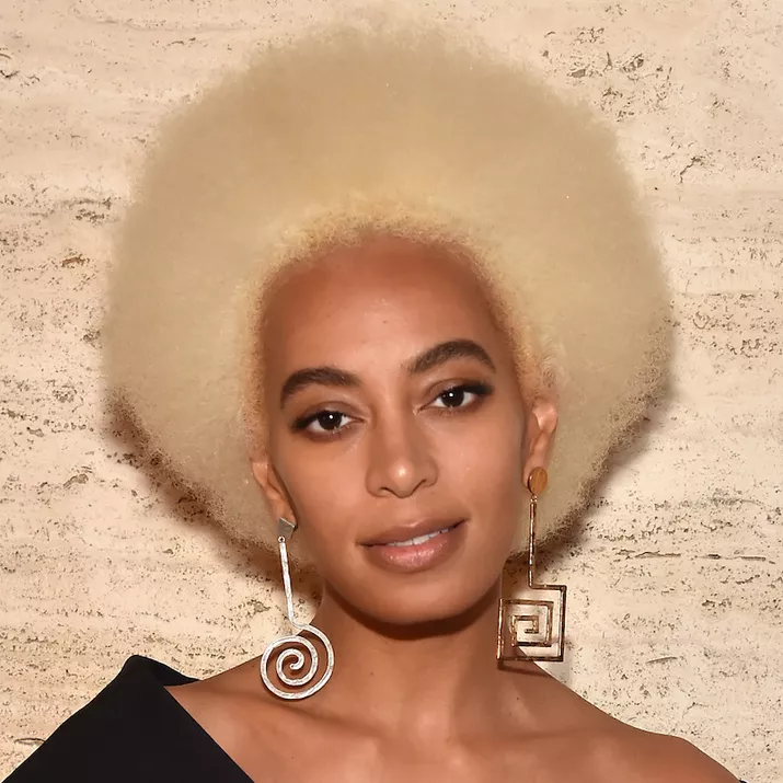 White Blonde Hair Solange Knowles