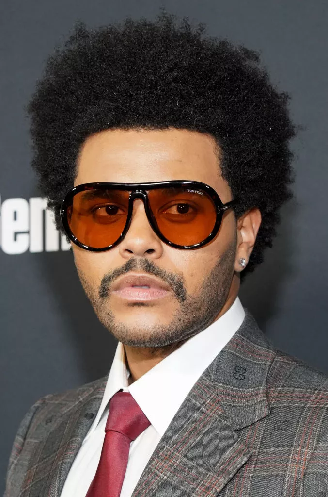 The Weeknd pencil mustache