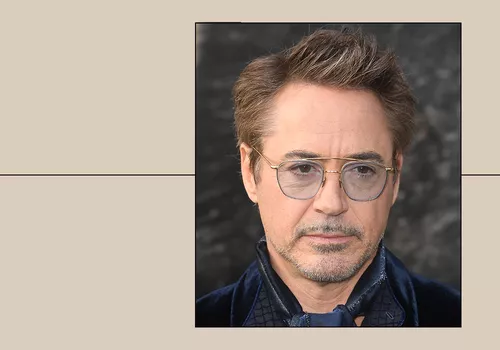 Robert Downey Jr. with a goatee