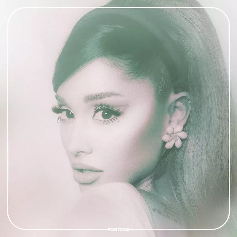 Ariana Grande wears a 1960s-inspired hair and makeup look