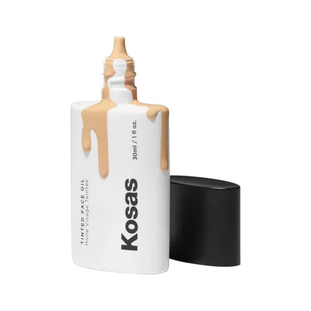 open bottle of kosas Tinted Face Oil Foundation