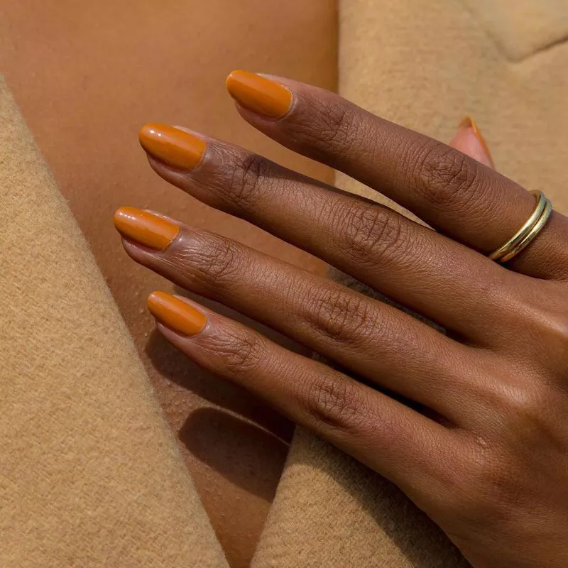 Winter Nail Colors Sandstone Orange