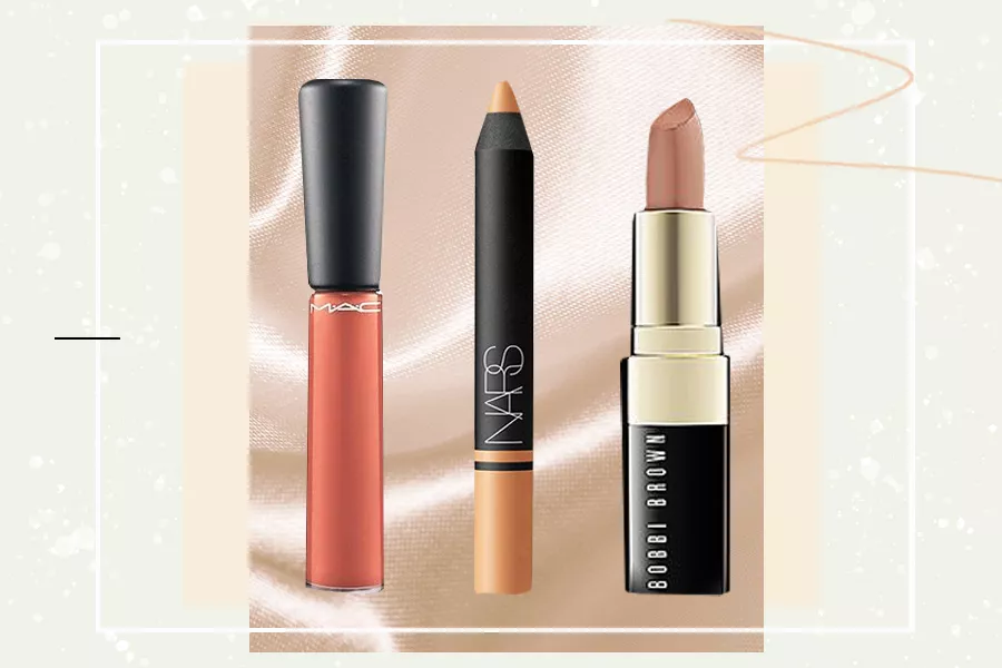 3 different nude lipsticks for different skin tones