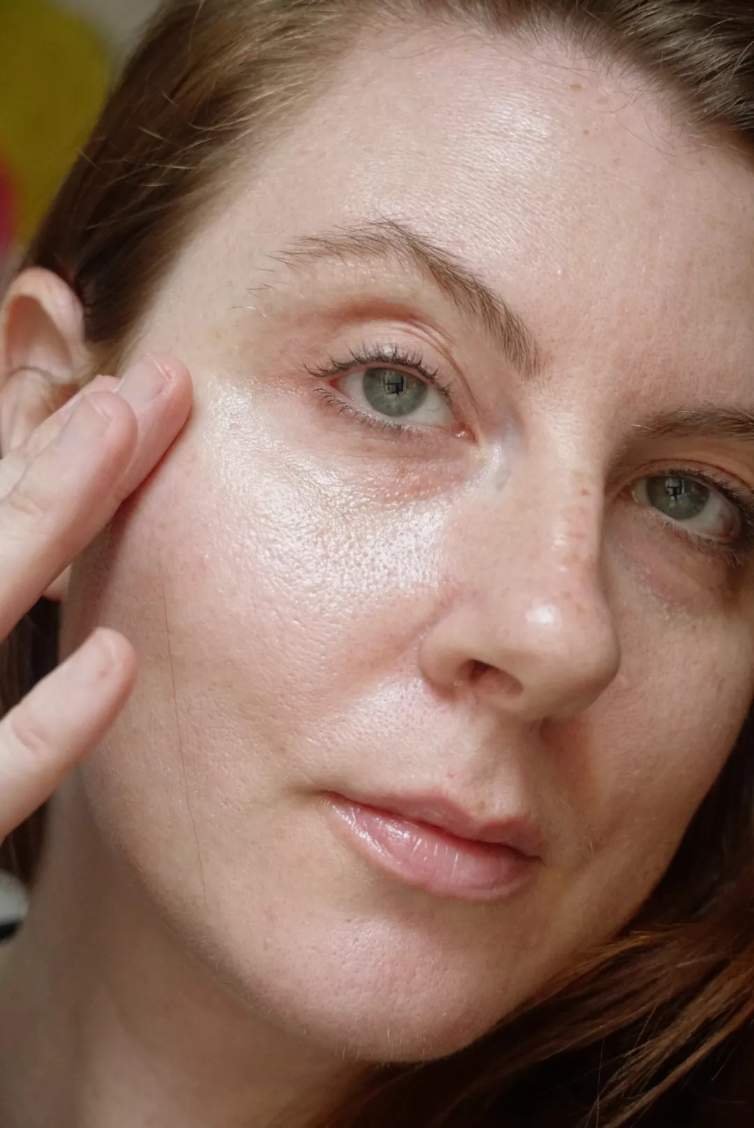 Makeup artist and Byrdie writer Ashley Rebecca with clear, makeup-free skin
