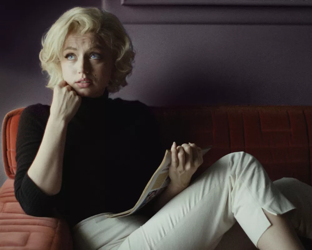 Ana de Armas as Marilyn Monroe in blonde