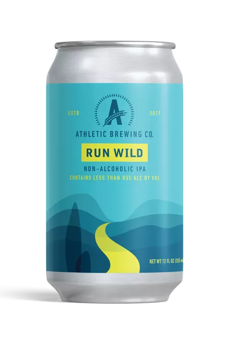 Athletic brewing company run wild IPA