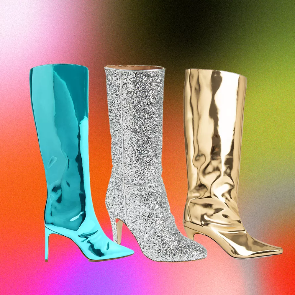 Party boot collage