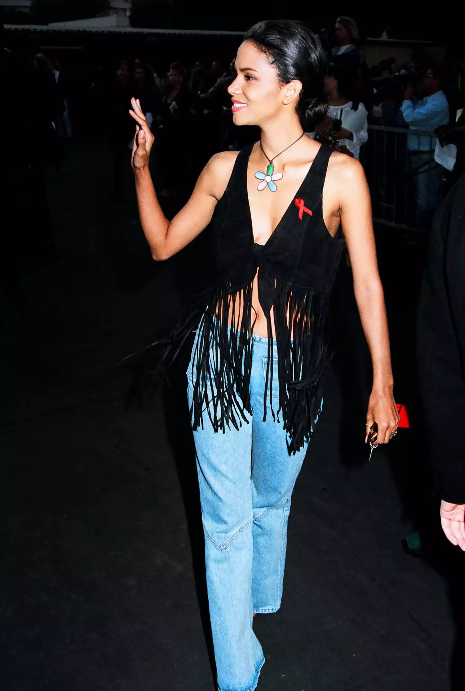 Halle Berry at the 1993 MTV Movie Awards