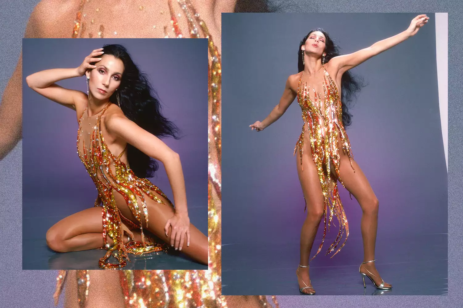 Collage of Cher photos