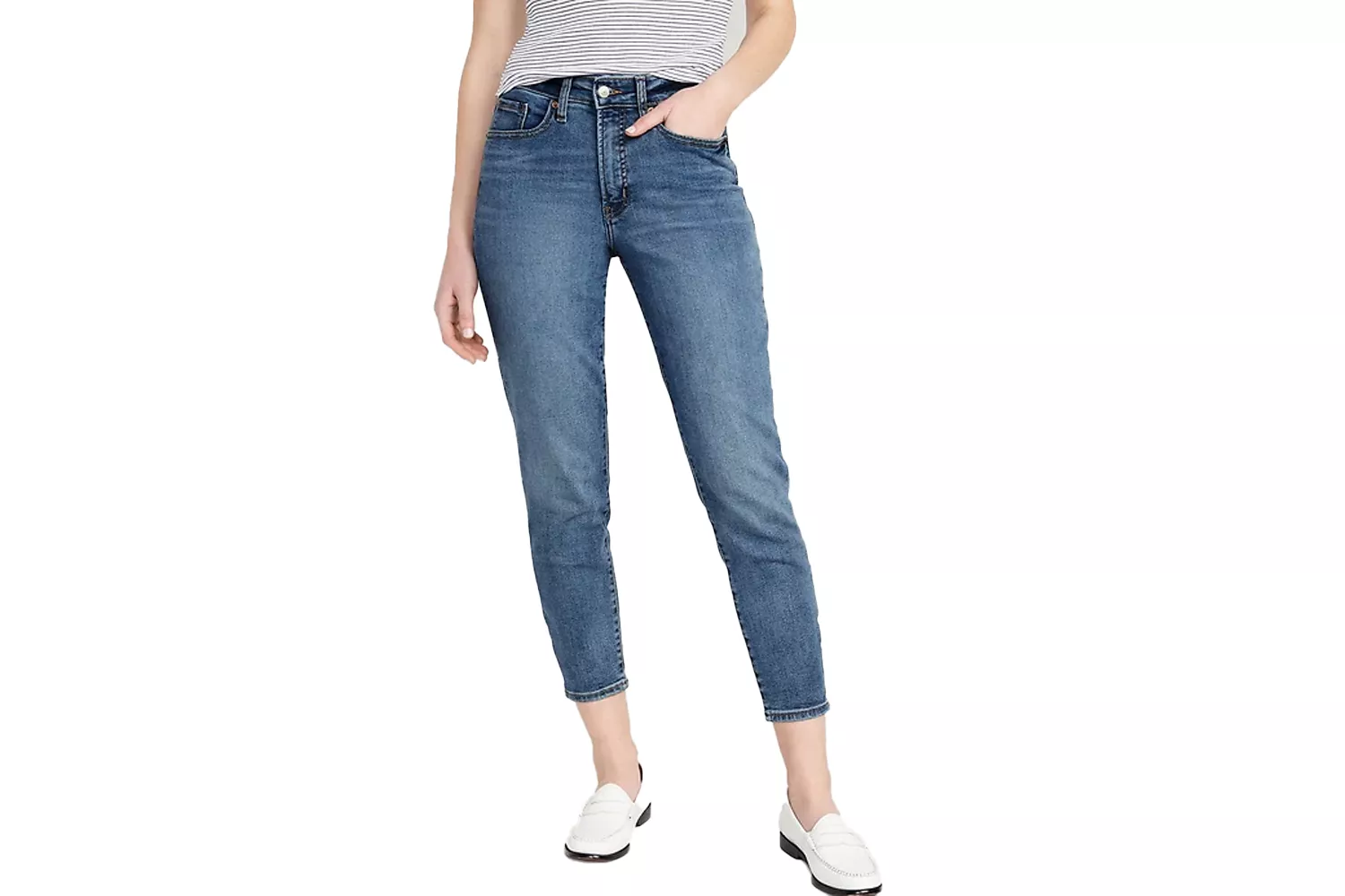 Old Navy High-Waisted O.G. Straight Ankle Jeans