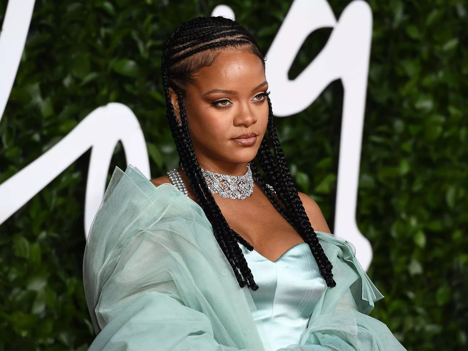 Rihanna at the 2019 Fashion Awards.