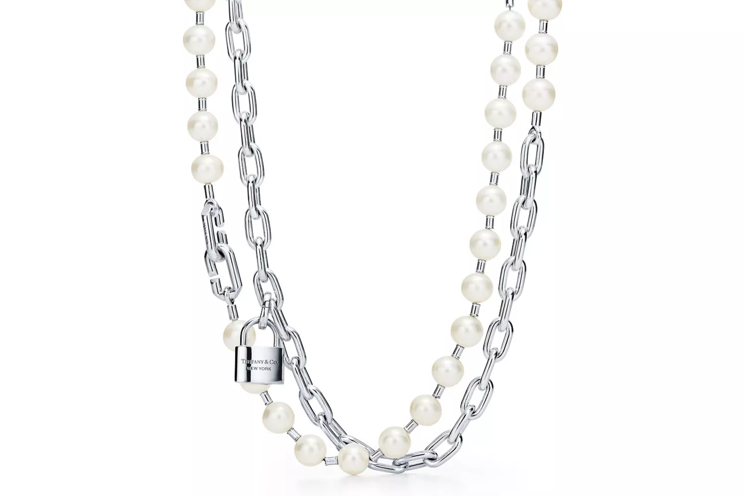 Tiffany &amp; Co. Pearl Lock Necklace