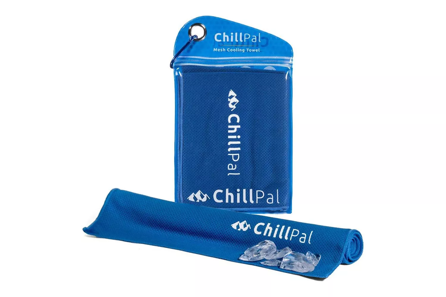 Chill Pal Mesh Cooling Towel (Blue, 12 x 40 inch)