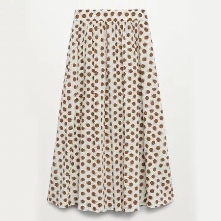 Printed Cotton Skirt 