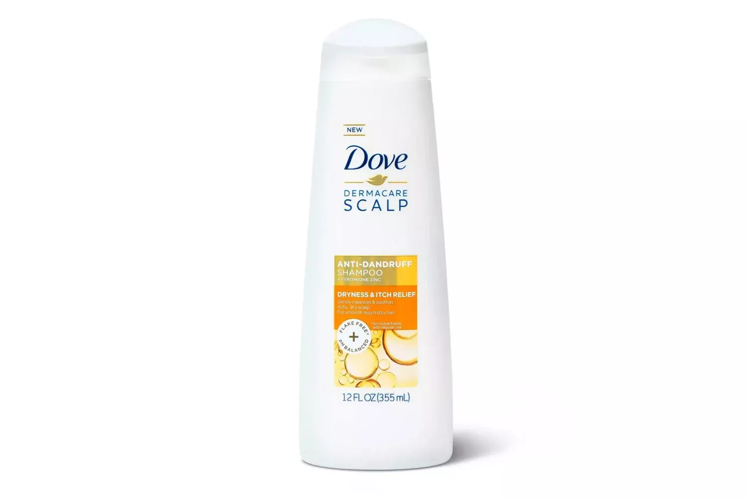 Dove Beauty DermaCare Anti Dandruff Shampoo for Scalp Dryness and Itch Relief