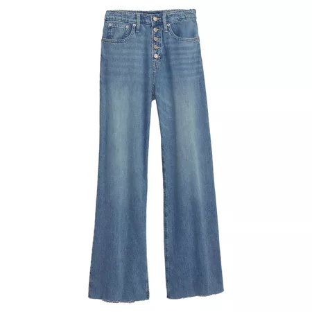High Rise Wide-Leg Jeans with Washwell ($28)