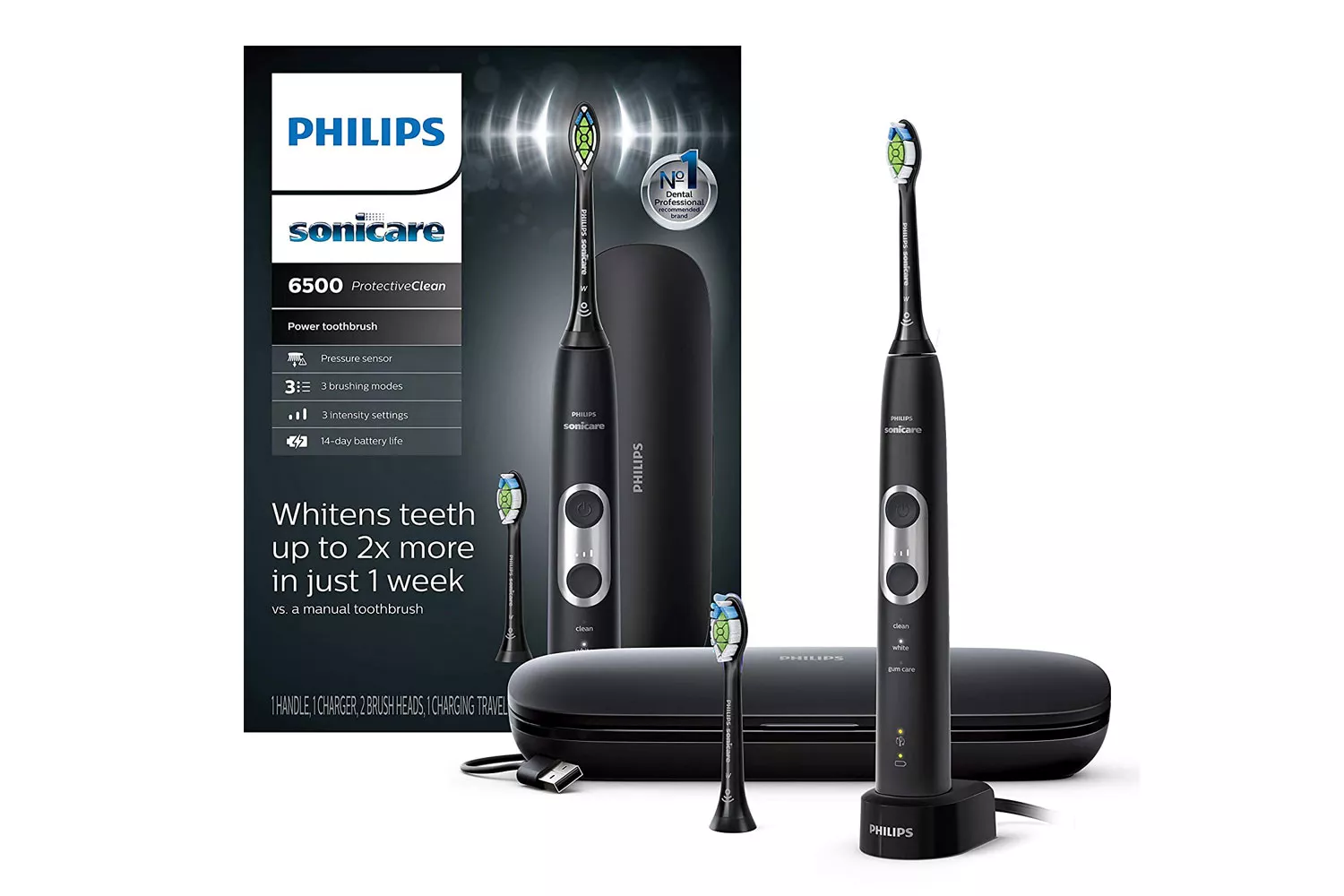 Philips Sonicare ProtectiveClean 6500 Rechargeable Electric Power Toothbrush
