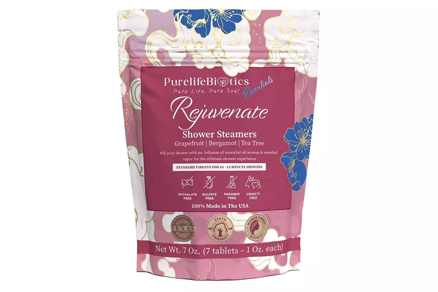 Purelifebiotics Rejuvenate Shower Steamers