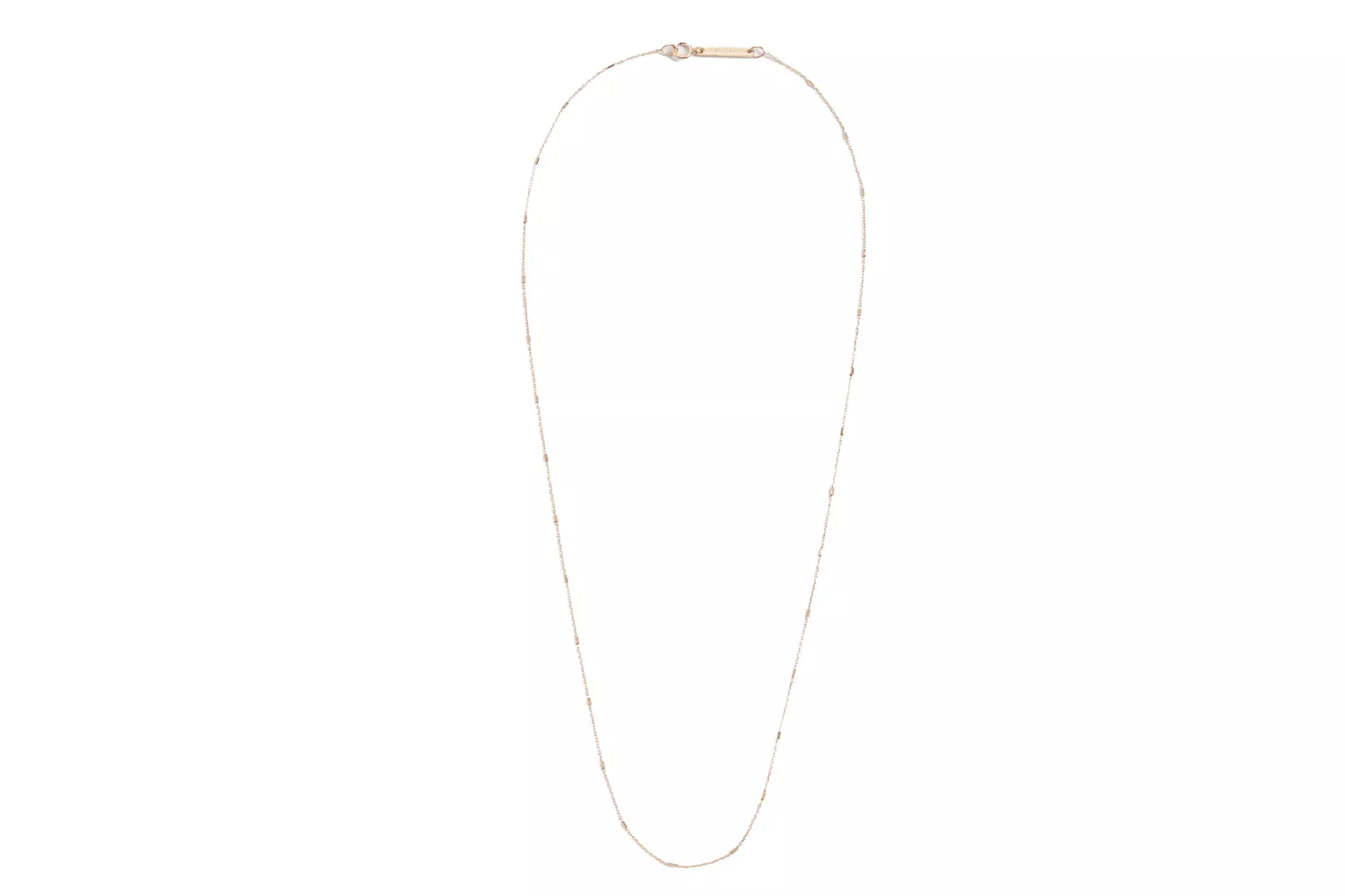 Zoe Chicco 14k Tiny Bar and Cable Chain Necklace