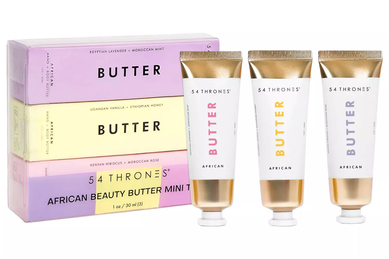 54 Thrones African Beauty Butter Mini Gift Set