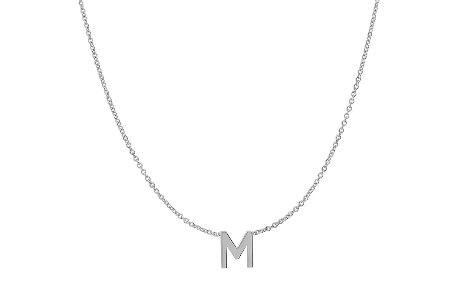 BYCHARI Initial Pendant Necklace