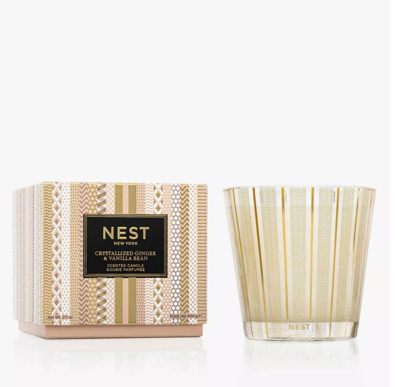 Nest New York Crystallized Ginger &amp; Vanilla Bean 3-Wick Candle