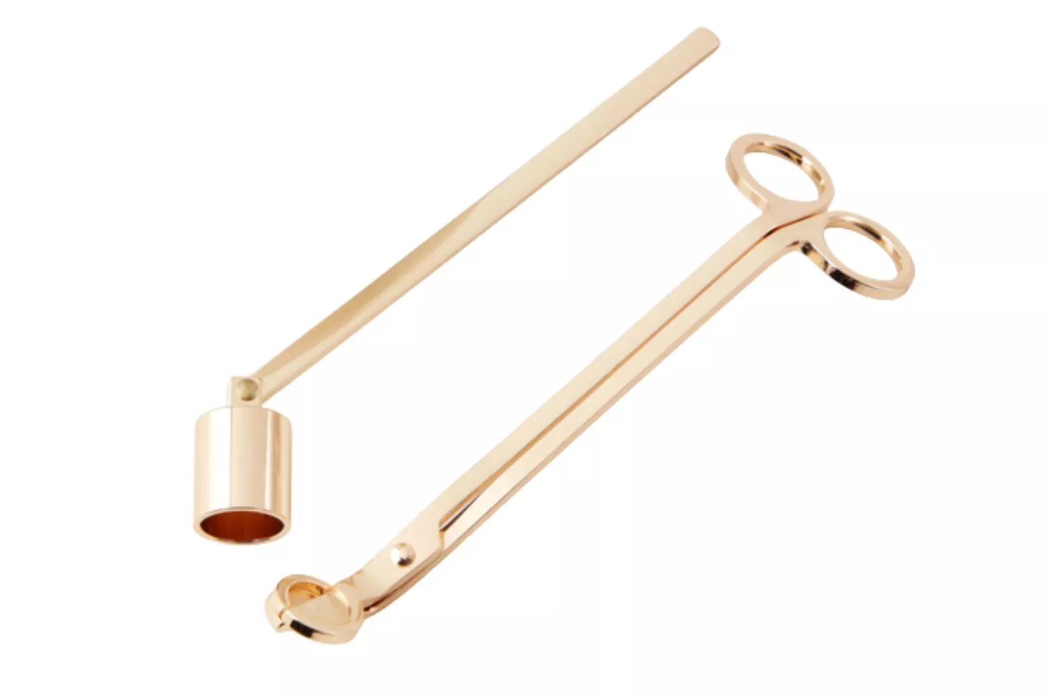 Williams Sonoma Snuffer and Trimmer Gold Set