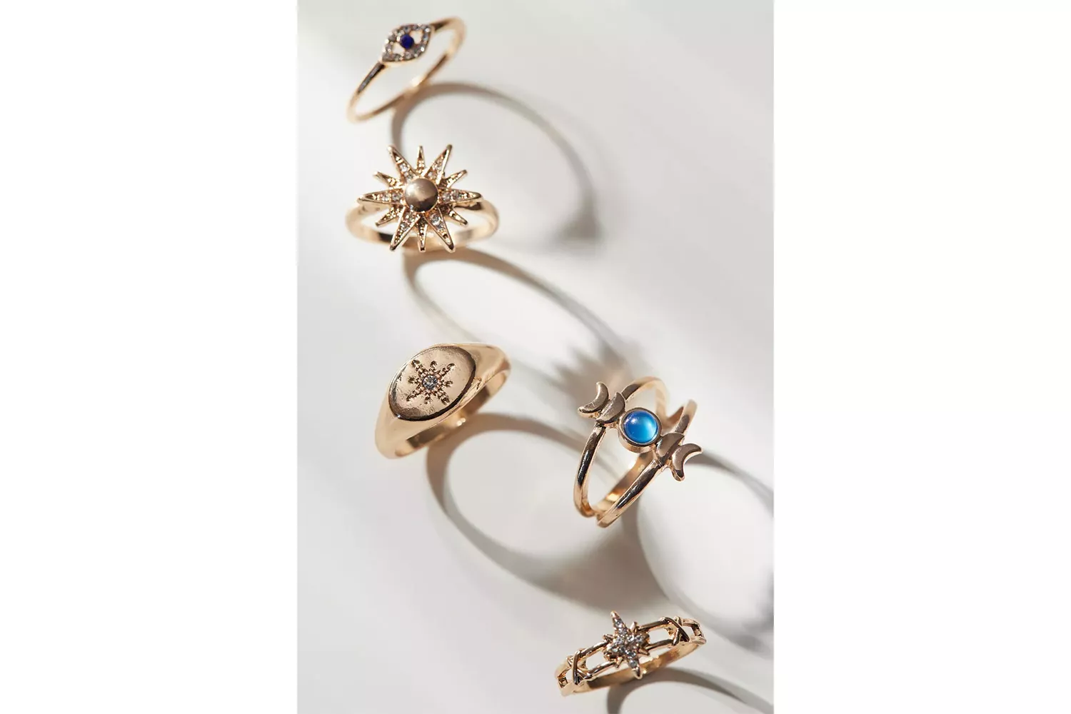 Urban Outfitters Atlas Ring Set