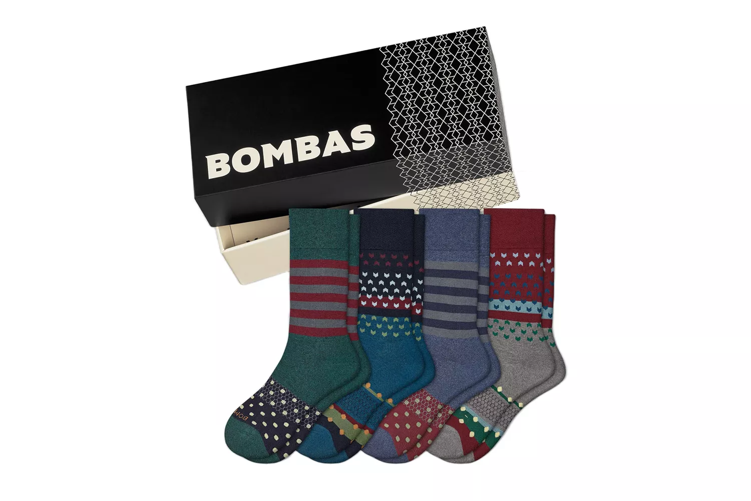 Bombas Dress Calf Sock 4-Pack Gift Box