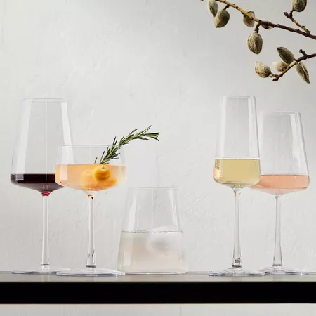 glassware set for wine glasses