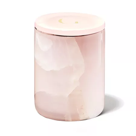 Pink Onyx Marble Scented Candle