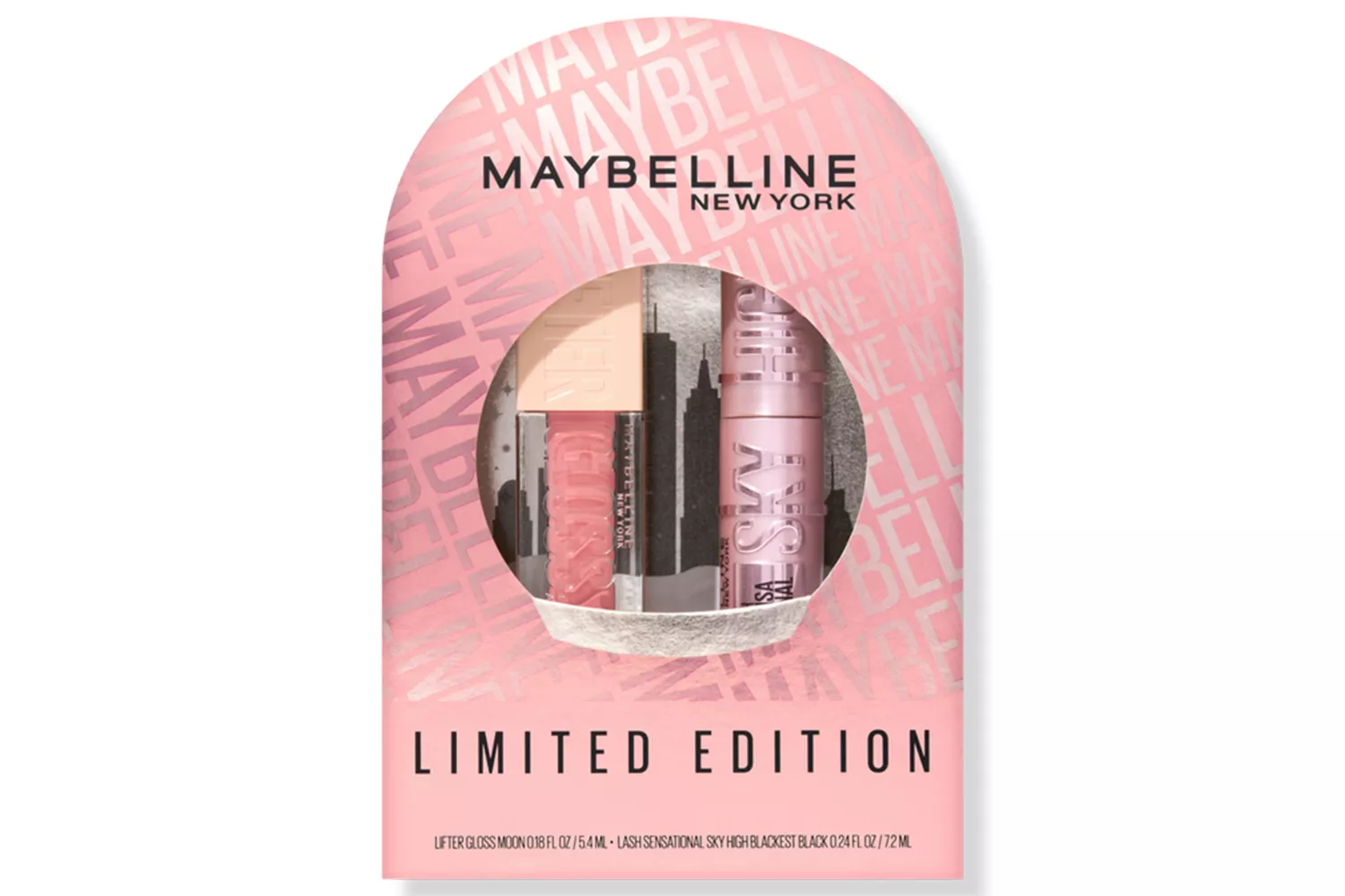 Maybelline New York Lash Sensational Sky High Mascara and Lifter Gloss Gift Set
