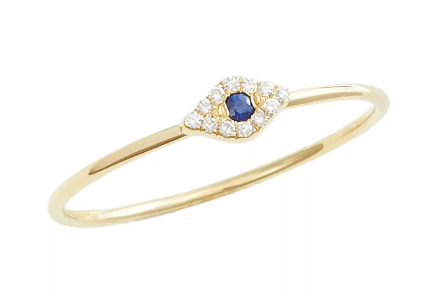 Spitfire Girl Protection Eye Blue Stone Ring