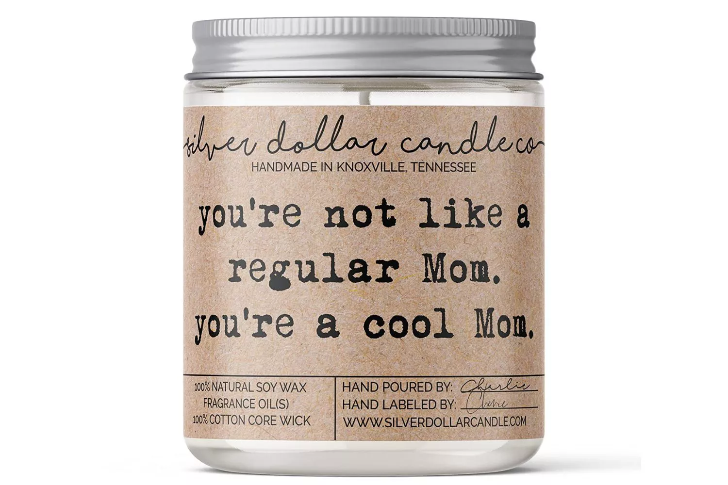 Silver Dollar Candle Store Co. You&acirc;re a Cool Mom Scented Soy Candle