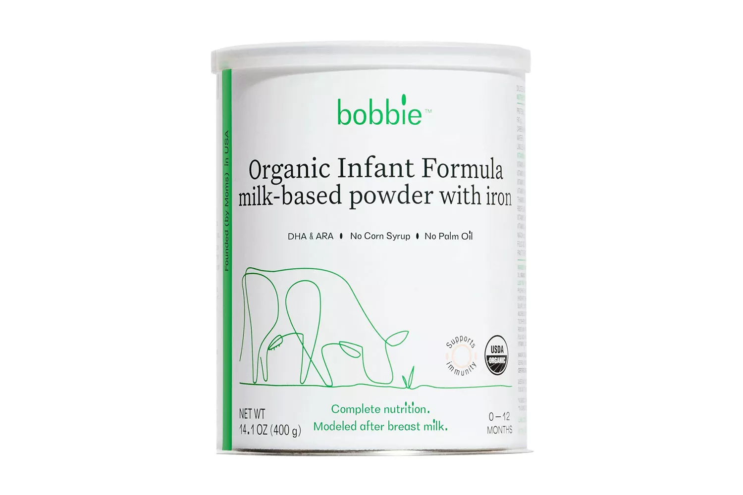 Bobbie Organic Infant Formula Milk-Based Powder with Iron