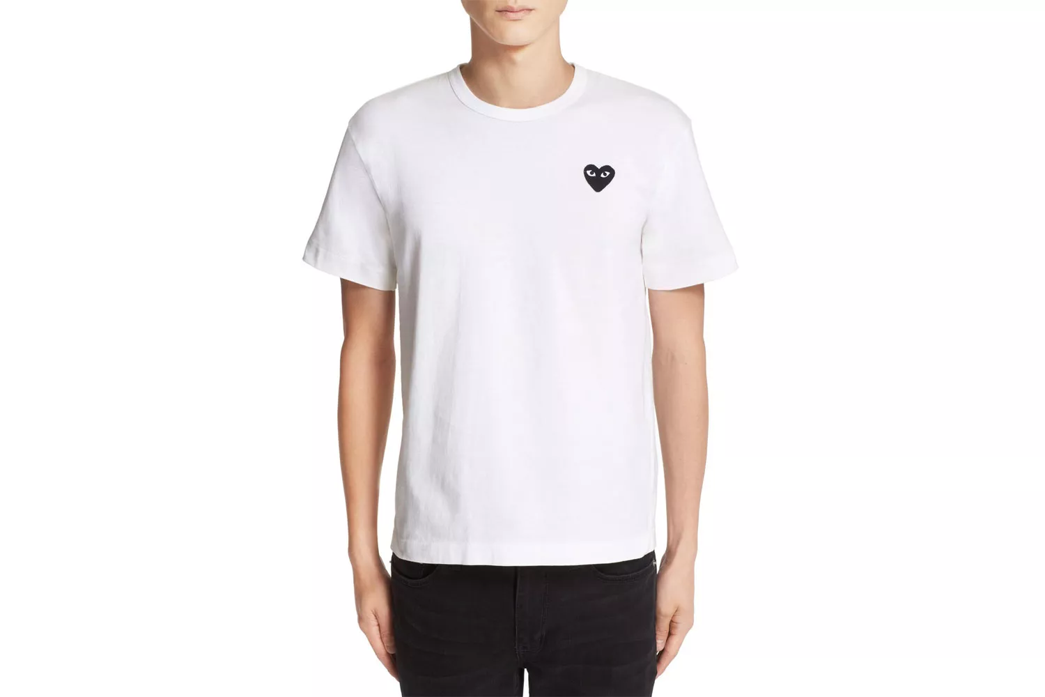 COMME DES GAR&Atilde;ONS PLAY Logo Slim Fit Graphic T-Shirt